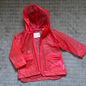 Zara Kids Bright Red Raincoat